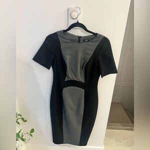 NWOT F&F Elegant Black and Gray Dress